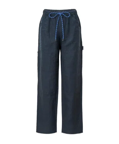 Rag & Bone Drawstring-waist Cargo Pants In Blue