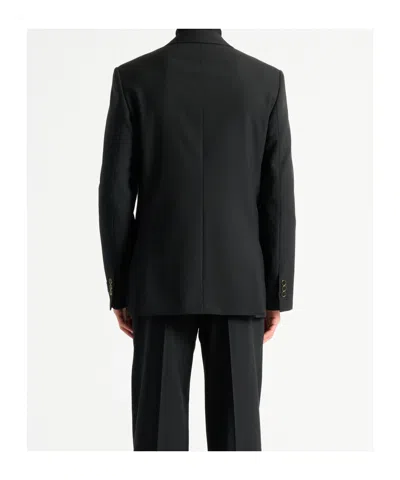 Balmain Wool 2-button Jacket In Black