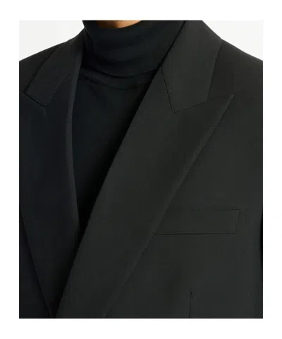 Balmain Wool 2-button Jacket In Black