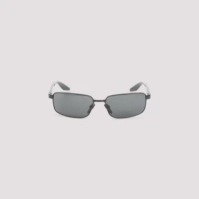 Prada Eyewear Linea Rossa Rectangle Frame Sunglasses In Gray