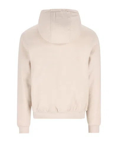 Moorer Drawstring Hooded Jacket In Brown