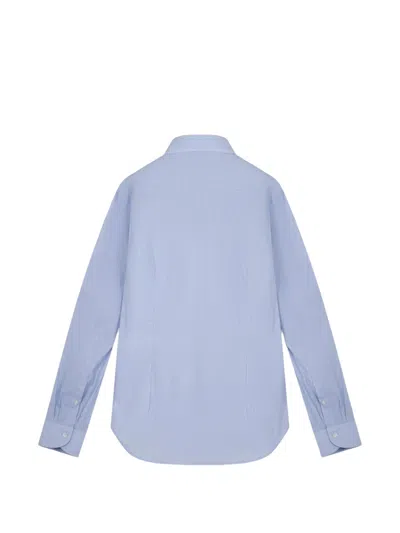 Canali Checked Shirt In Blue