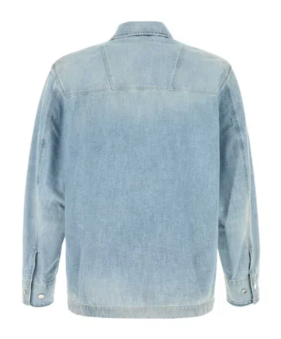 Closed Long-sleeve Jacket In Blue