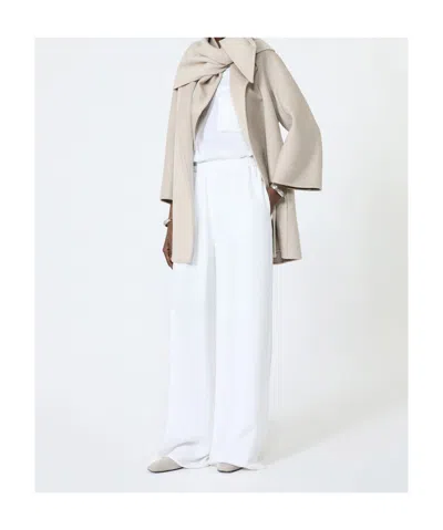 Max Mara Collared Long-sleeved Coat In Brown