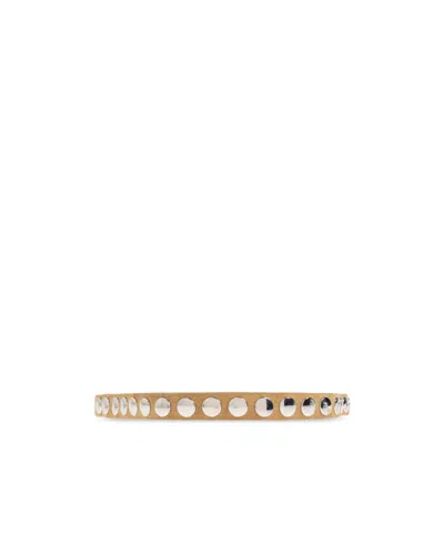 Iro Stud-embellished Leather Belt In Brown