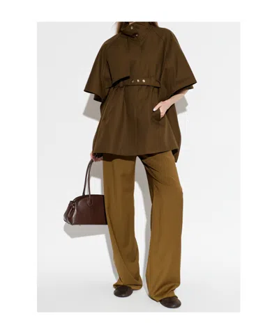 Max Mara Short Sleeve Jacket In Brown