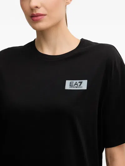 Ea7 Jersey T-shirt In Black