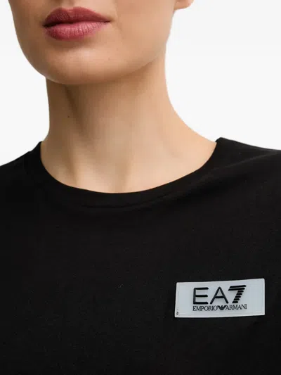 Ea7 Jersey T-shirt In Black