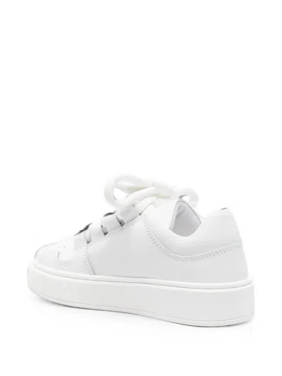 Marni Logo-print Leather Sneakers In Multi