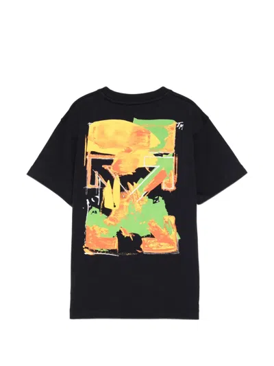 Off-white Logo-print T-shirt In Black