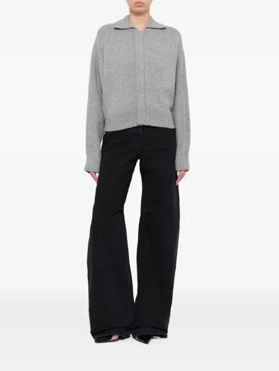 Entire Studios Marla Bomber Jacket In Gray