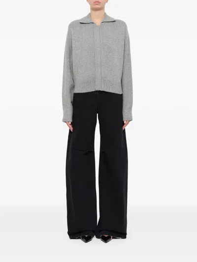 Entire Studios Marla Bomber Jacket In Gray