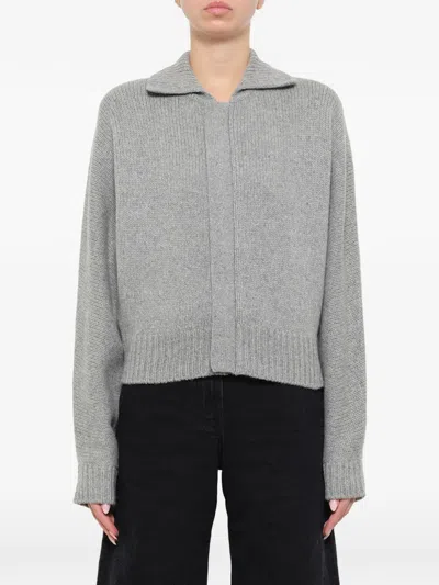 Entire Studios Marla Bomber Jacket In Gray