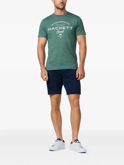 Hackett Logo-print T-shirt In Multi