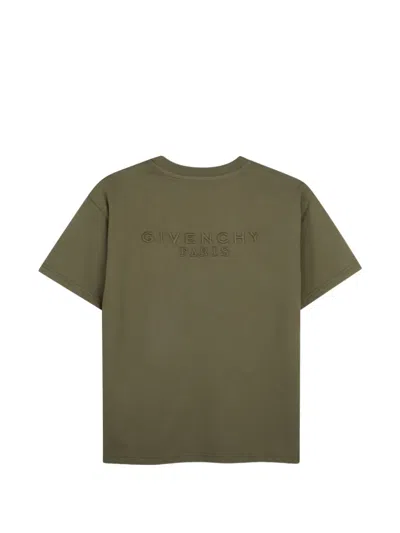 Givenchy Logo-embroidered T-shirt In White