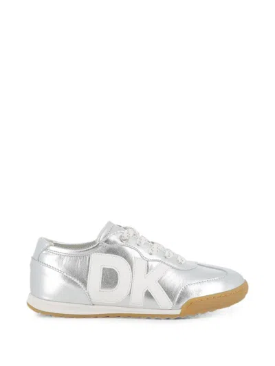 Dkny Logo-patch Sneakers In Multi