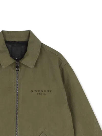 Givenchy Jacket Kids Color Green In Green