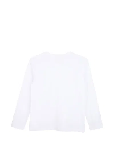 Givenchy Logo-print Long-sleeved T-shirt In White
