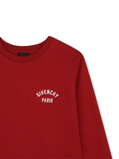 Givenchy Logo-print Long-sleeve T-shirt In White
