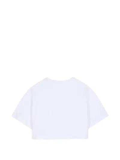 Givenchy Logo-embroidered Cropped T-shirt In White