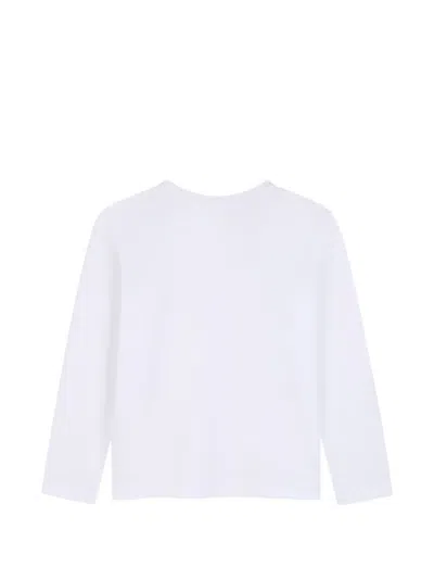 Givenchy Logo-print Long-sleeve T-shirt In Blue