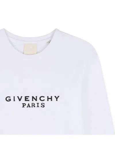 Givenchy Logo-print Long-sleeve T-shirt In Blue