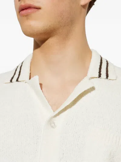 Samsoe & Samsoe Short Sleeve Shirt In White