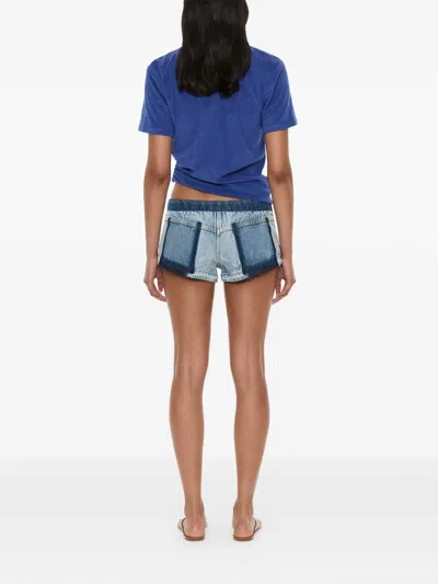 Christopher Esber Reconstruct Denim Shorts In Brown