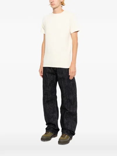Samurai Jeans Crew-neck T-shirt In Neutral