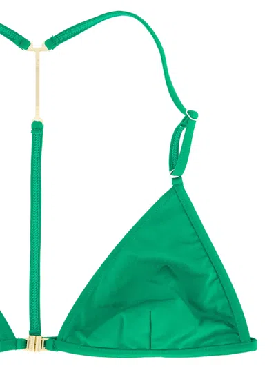 Tom Ford Triangle Bikini Set In Green
