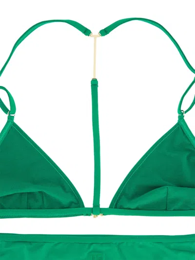 Tom Ford Triangle Bikini Set In Green