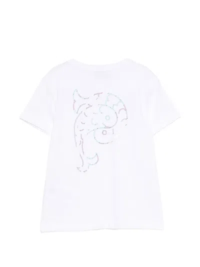 Pucci Junior Logo-print T-shirt In White