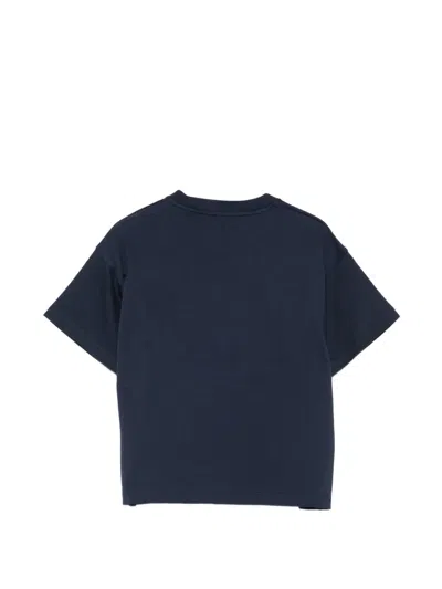 Etro Pegasus-patch T-shirt In Blue