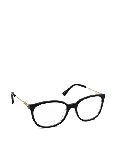 Jimmy Choo Rectangle-frame Glasses In White
