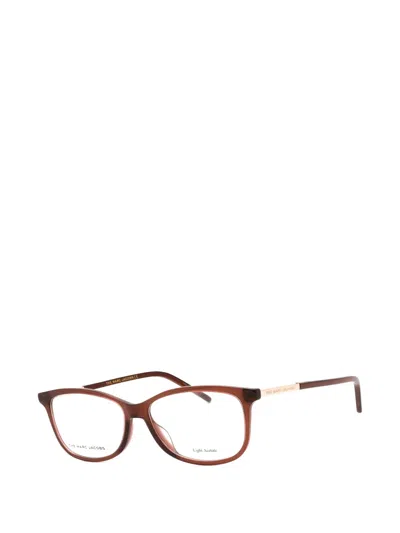 Marc Jacobs Rectangle-frame Glasses In Orange