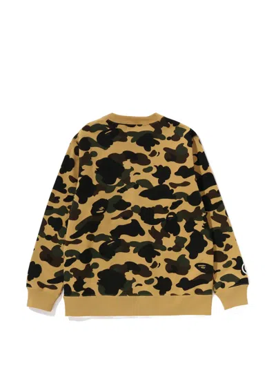 A Bathing Ape Shark 1st Camo Sweatshirt In Multi