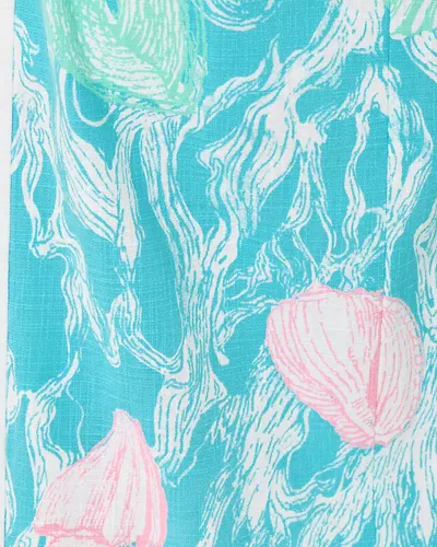 Lilly Pulitzer Eleanora Maxi Shift Romper In Blue