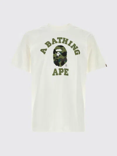 Bape T-shirt Men In White
