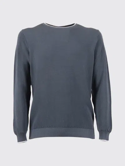 Fedeli Sweater Men In Blue
