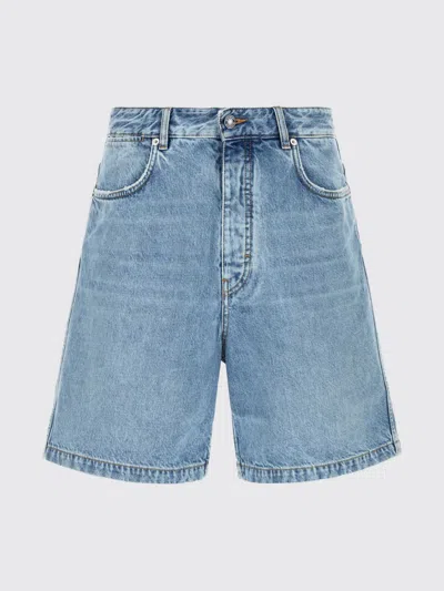 Givenchy Blue Solid Shorts In Blue