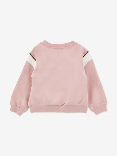 Monnalisa Kids' X Pixar Crystal-embellished Graphic-print Sweatshirt In Pink