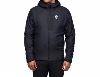 Black Diamond Solution Hooded Jacket In Black