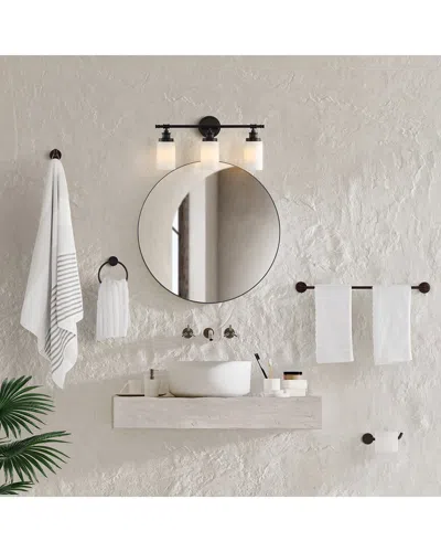 Jonathan Y Egan Vanity Light Set In Black