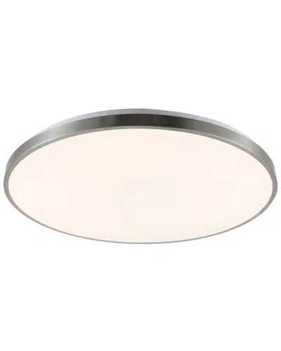 Jonathan Y Astrid Led Flush Mount In Silver