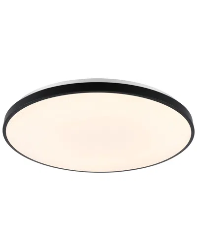 Jonathan Y Astrid Led Flush Mount In Black