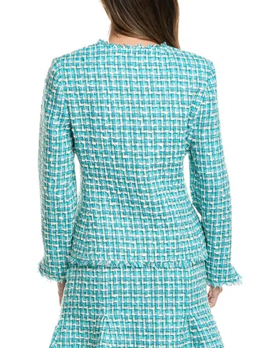 St John St. John Edge To Edge Tweed Jacket In Multi