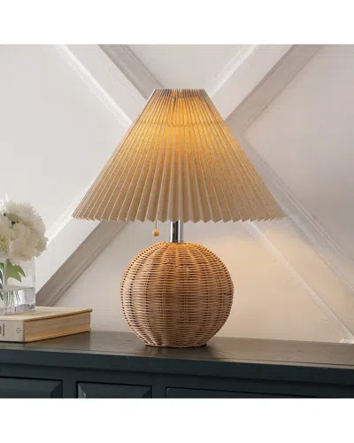 Jonathan Y Aksel Table Lamp In Brown