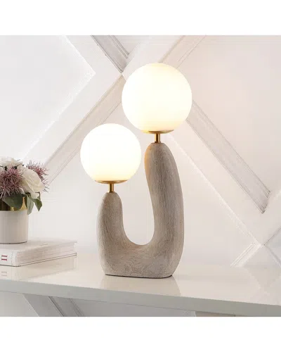 Jonathan Y Oona Table Lamp In Gray