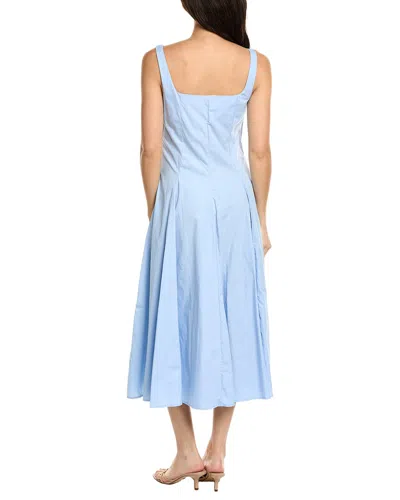 70/21 Solid Midi Dress In Blue