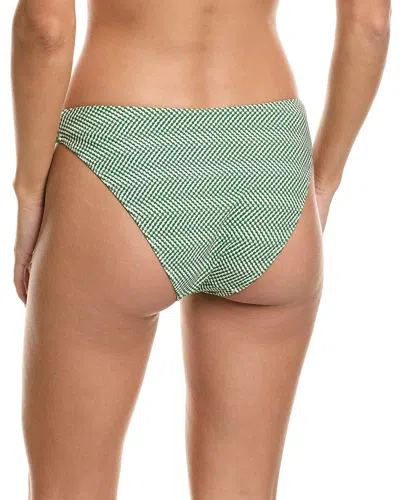Reiss Kai Fix Side Bikini Bottom In Green